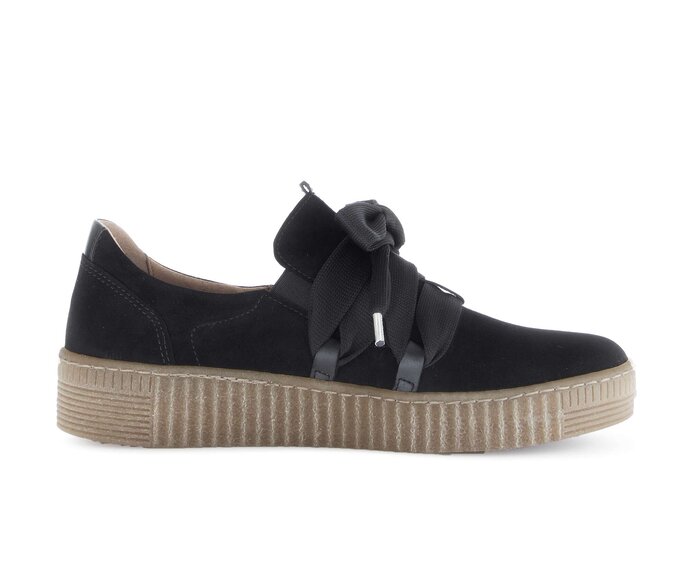 Gabor Sneaker Low Schwarz - Rauleder
