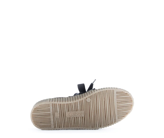 Gabor Sneaker Low Schwarz - Rauleder