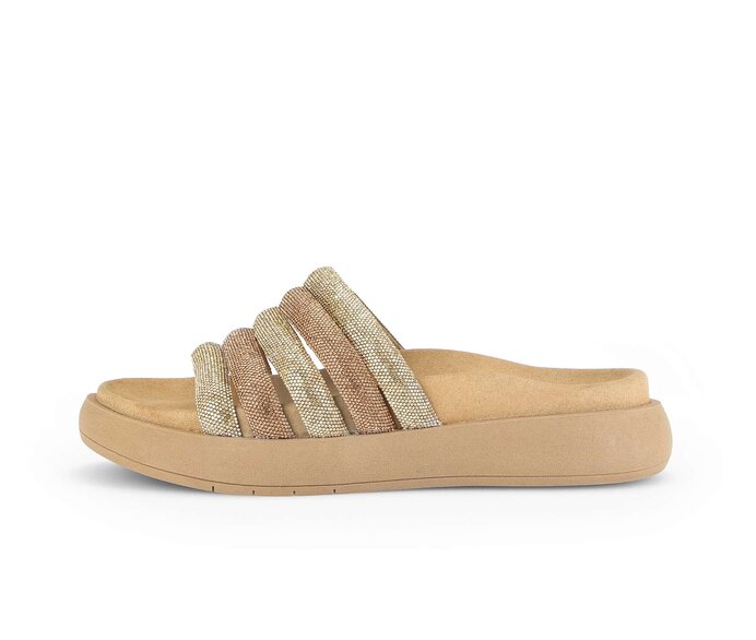 Gabor Pantolette Gold - Lederimitat