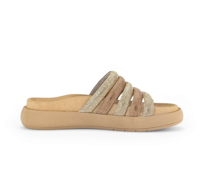 Gabor Pantolette Gold - Lederimitat