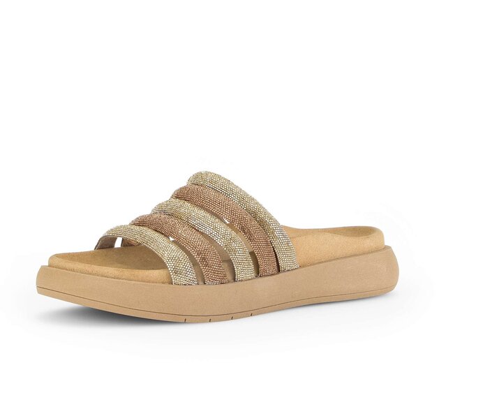 Gabor Pantolette Gold - Lederimitat