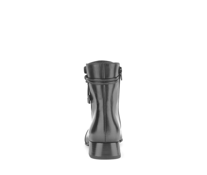 Gabor Elegante Stiefelette Schwarz - Glattleder