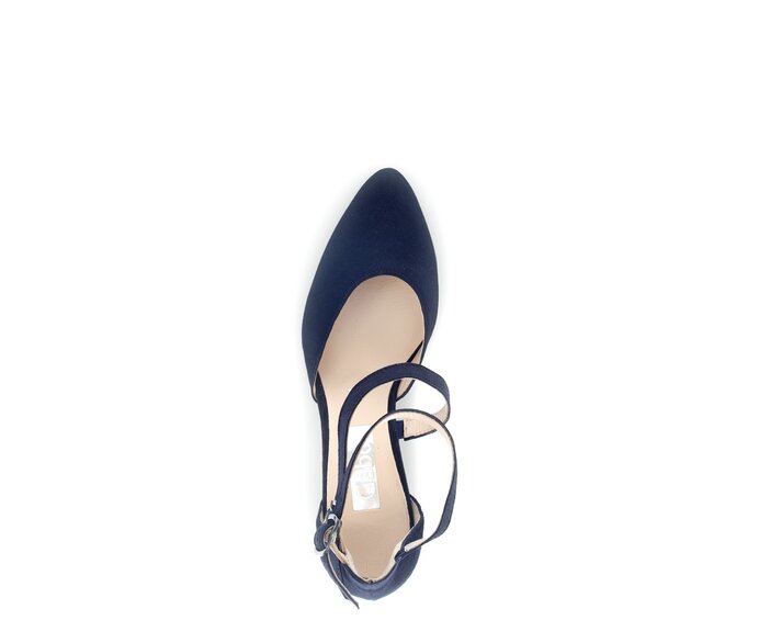 Gabor Spangenpumps Blau - Rauleder