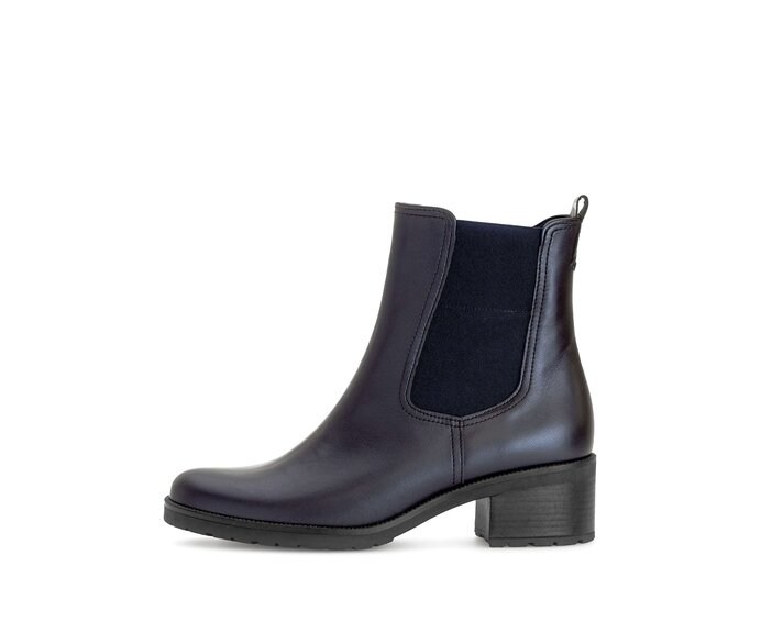 Gabor Sportliche Stiefelette Blau - Glattleder