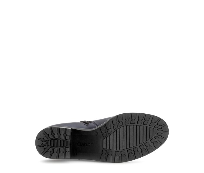 Gabor Sportliche Stiefelette Blau - Glattleder