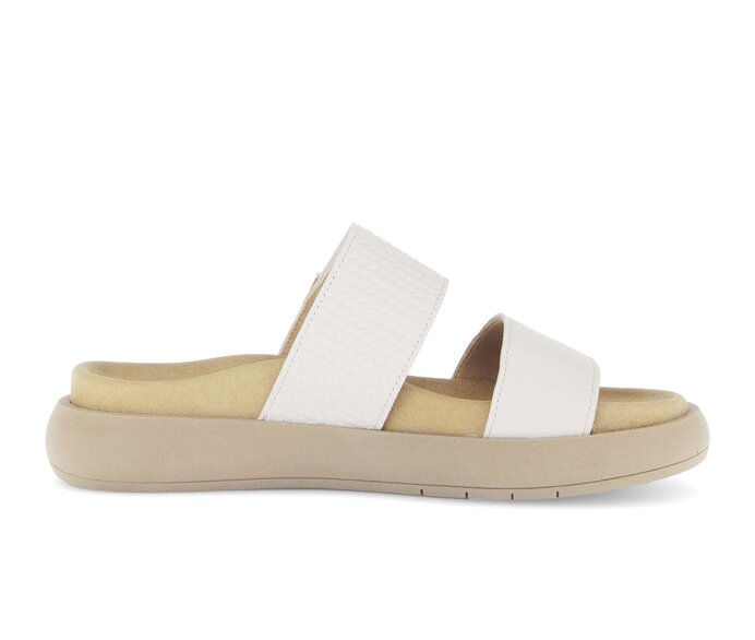 Gabor Pantolette Beige - Materialmix Leder