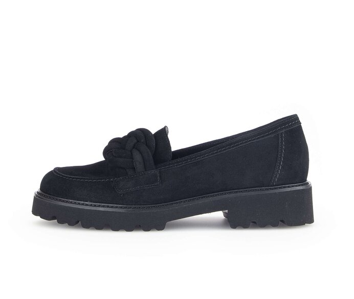 Gabor Loafer Schwarz - Rauleder