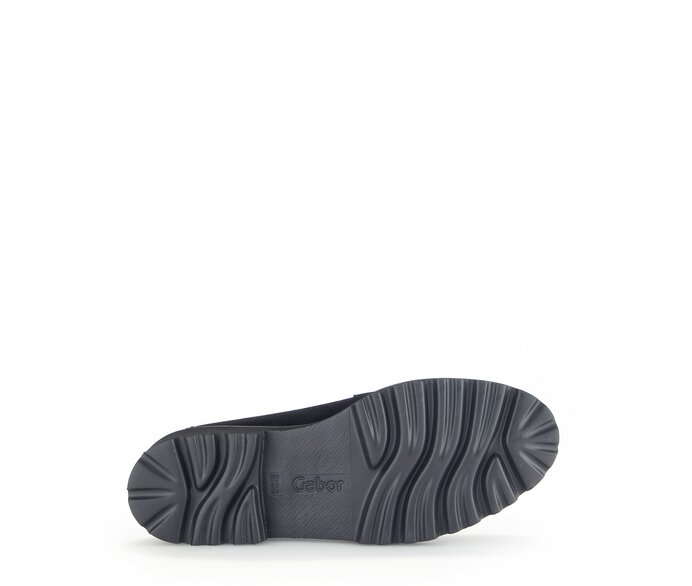 Gabor Loafer Schwarz - Rauleder