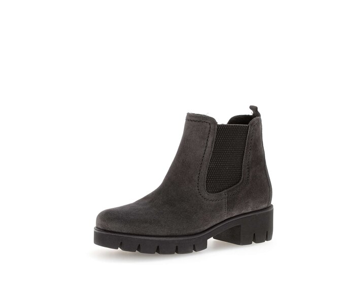 Gabor Chelsea Boot Grau - Rauleder
