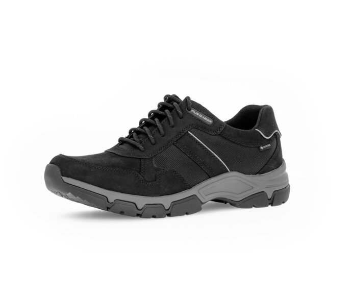 Pius Gabor Sneaker Low Schwarz - Materialmix Leder/Textil