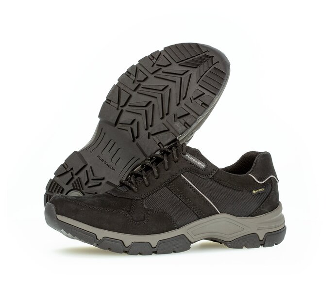 Pius Gabor Sneaker Low Schwarz - Materialmix Leder/Textil