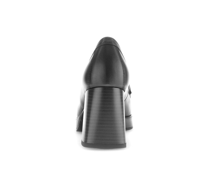 Gabor Hochfrontpumps Schwarz - Glattleder
