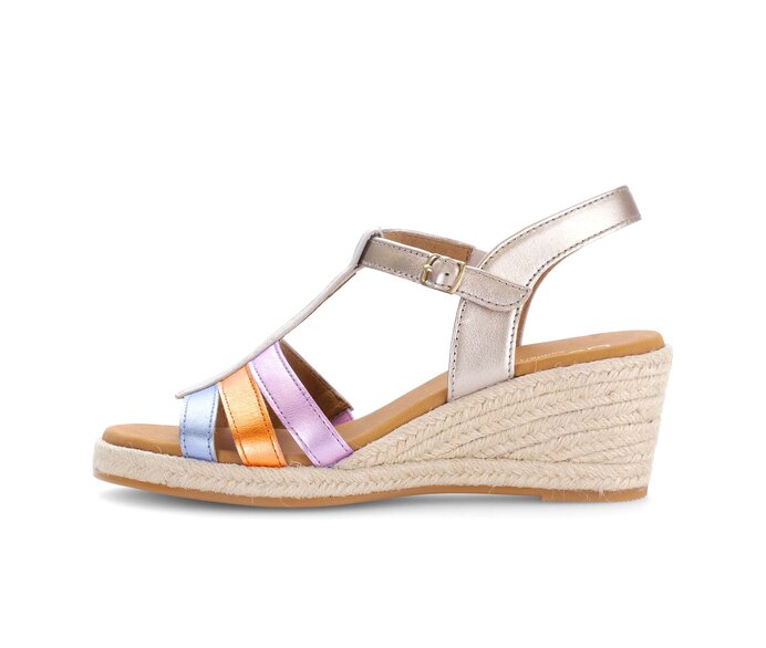 Gabor Keilsandalette Multicolour - Effektleder