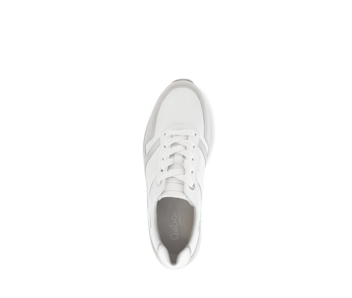 Gabor Sneaker Low Weiß - Glattleder