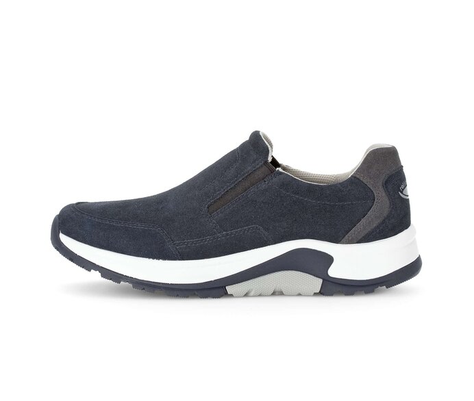 Gabor Rollingsoft Sneaker Low Blau - Rauleder