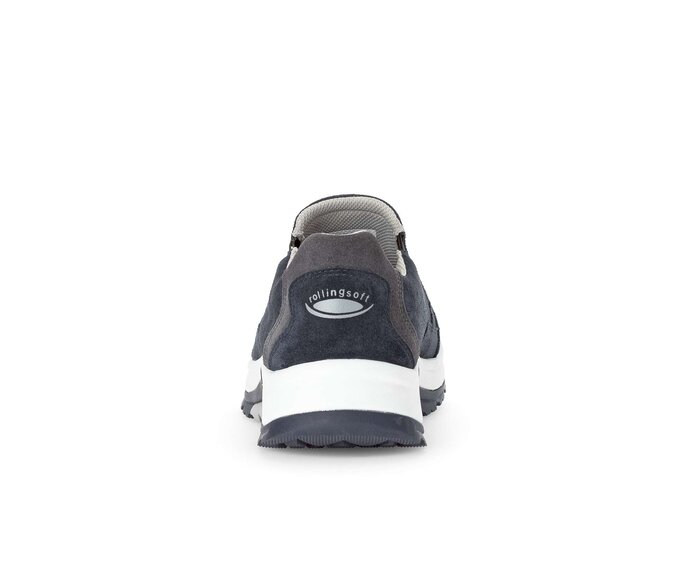 Gabor Rollingsoft Sneaker Low Blau - Rauleder
