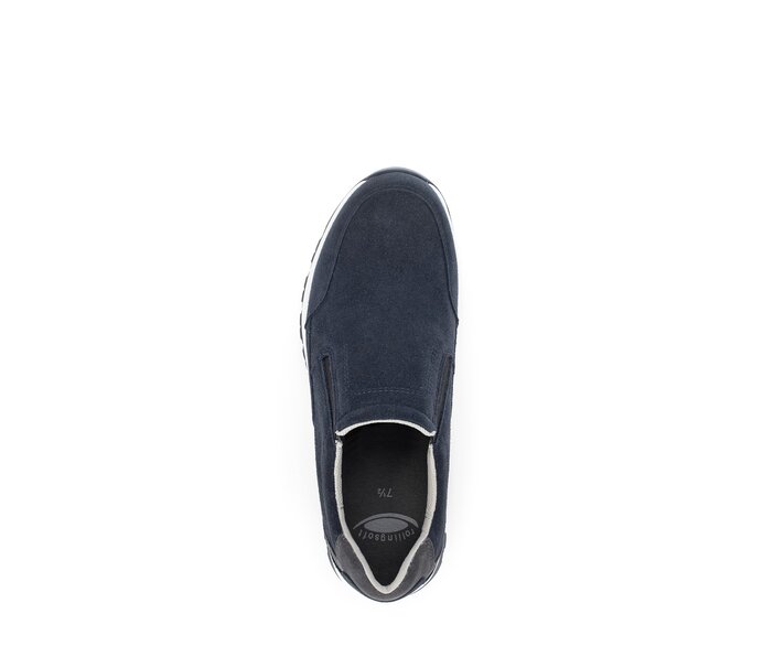 Gabor Rollingsoft Sneaker Low Blau - Rauleder