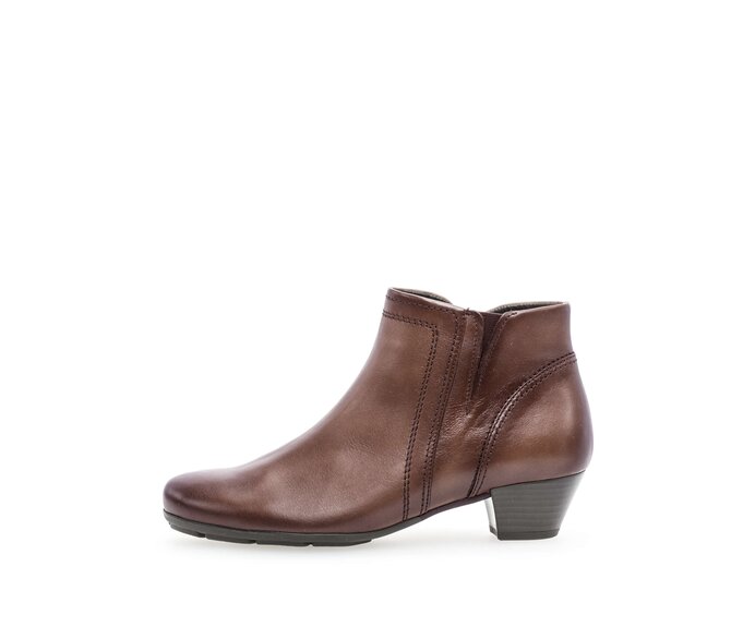Gabor Ankle Boot Braun - Glattleder