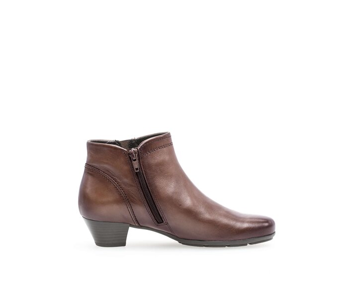 Gabor Ankle Boot Braun - Glattleder