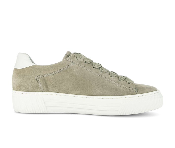 Gabor Sneaker Low Grün - Rauleder