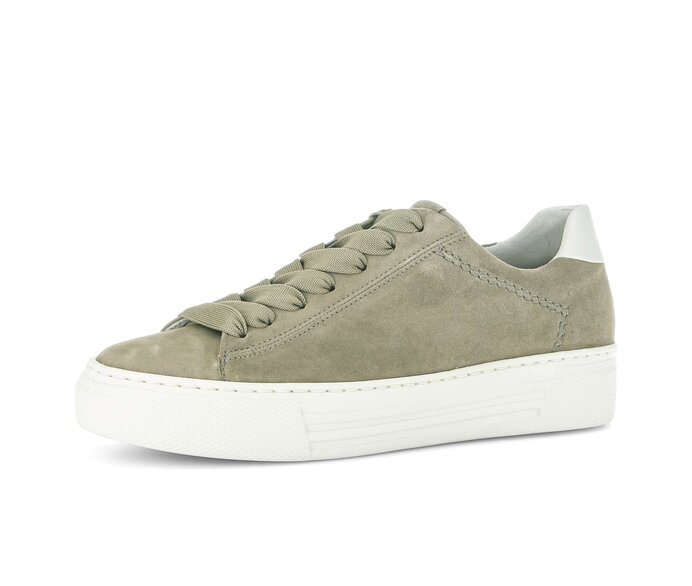 Gabor Sneaker Low Grün - Rauleder