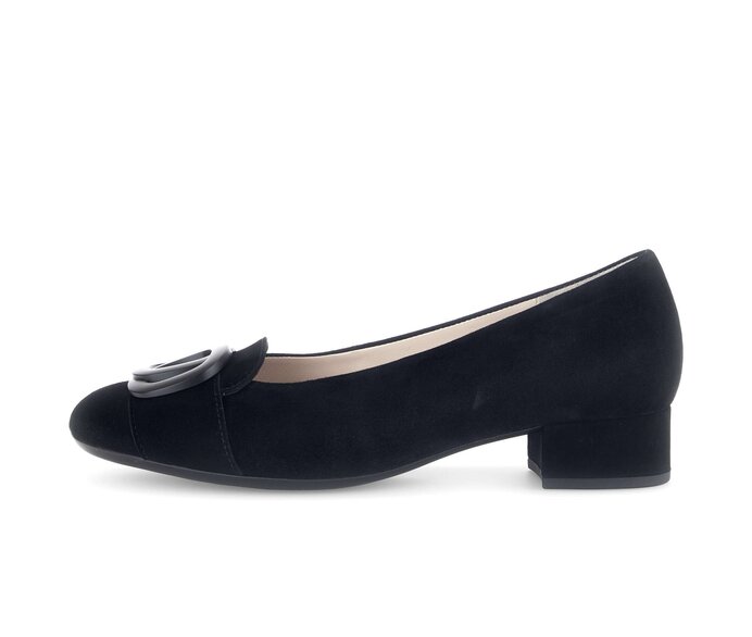 Gabor Eleganter Pumps Schwarz - Rauleder