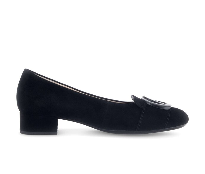 Gabor Eleganter Pumps Schwarz - Rauleder