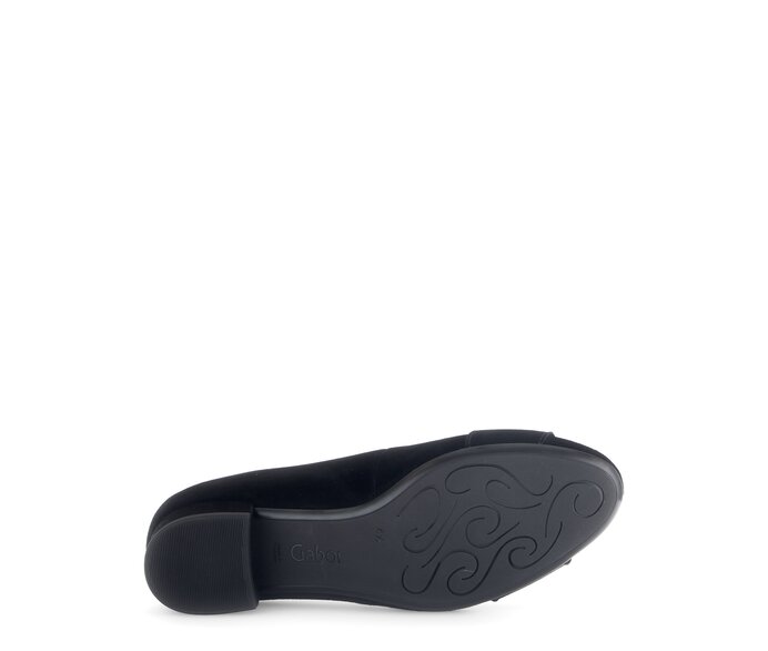 Gabor Eleganter Pumps Schwarz - Rauleder