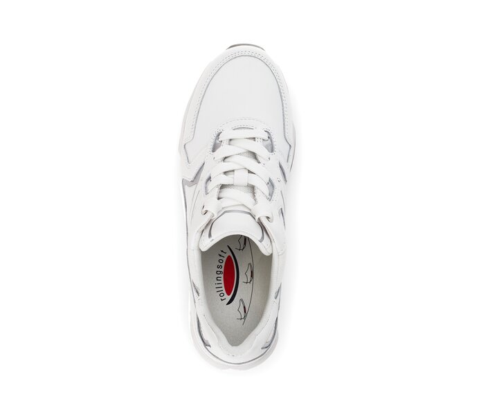 Gabor Sneaker Low Weiß - Materialmix Leder/Lederimitat