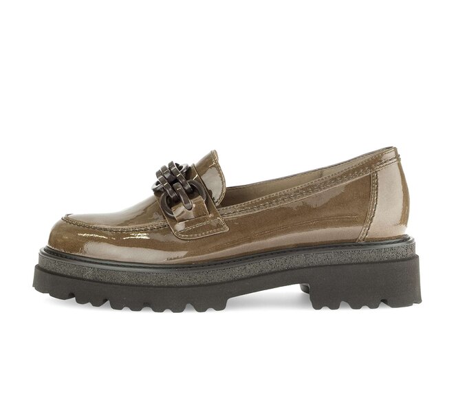 Gabor Loafer Braun - Lackleder