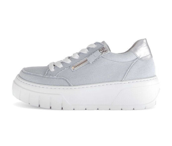 Gabor Sneaker Low Blau - Rauleder