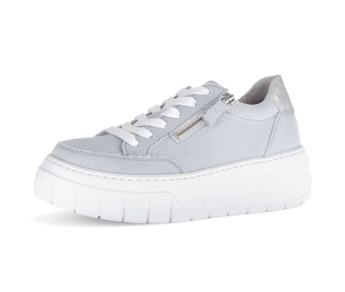 Gabor Sneaker Low Blau - Rauleder