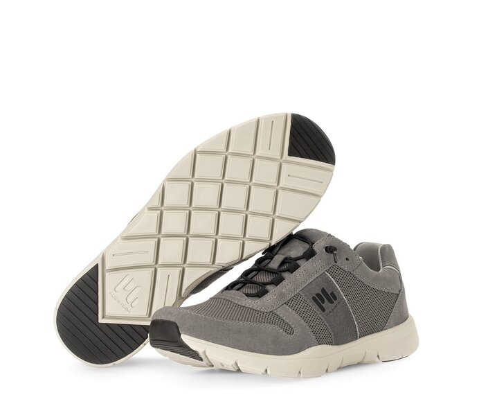 Pius Gabor Sneaker Low Grau - Materialmix Leder/Textil
