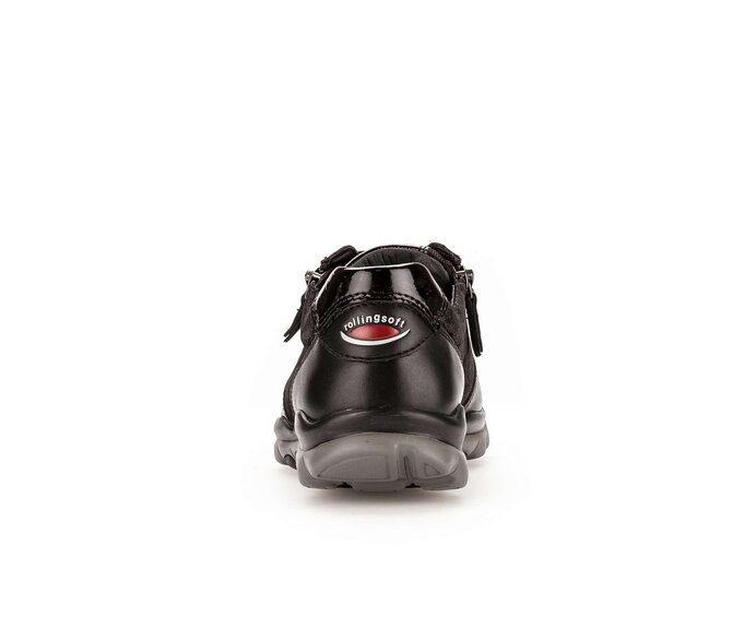 Gabor Sneaker Low Schwarz - Materialmix Leder