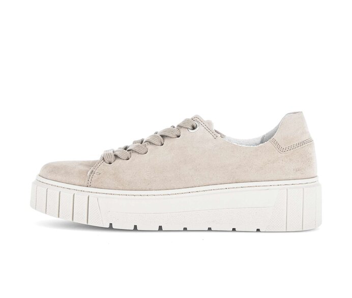 Gabor Sneaker Low Beige - Rauleder
