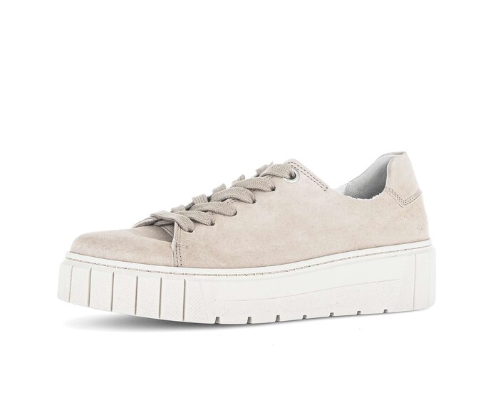 Gabor Sneaker Low Beige - Rauleder