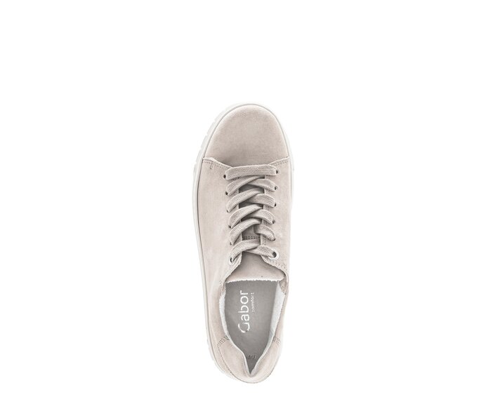 Gabor Sneaker Low Beige - Rauleder