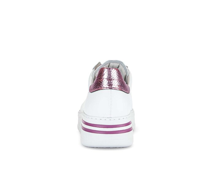 Gabor Sneaker Low Weiß - Materialmix Leder