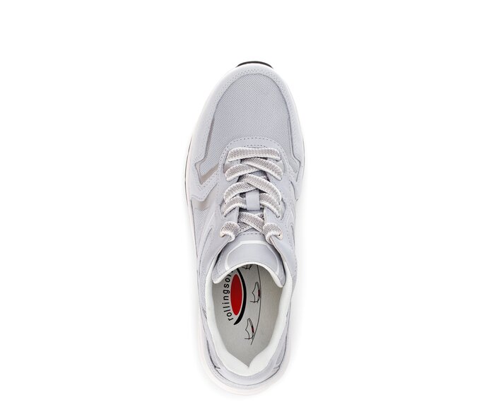Gabor Sneaker Low Grau - Materialmix Leder/Lederimitat