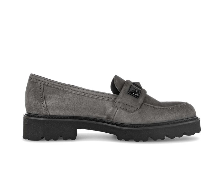 Gabor Loafer Grau - Rauleder