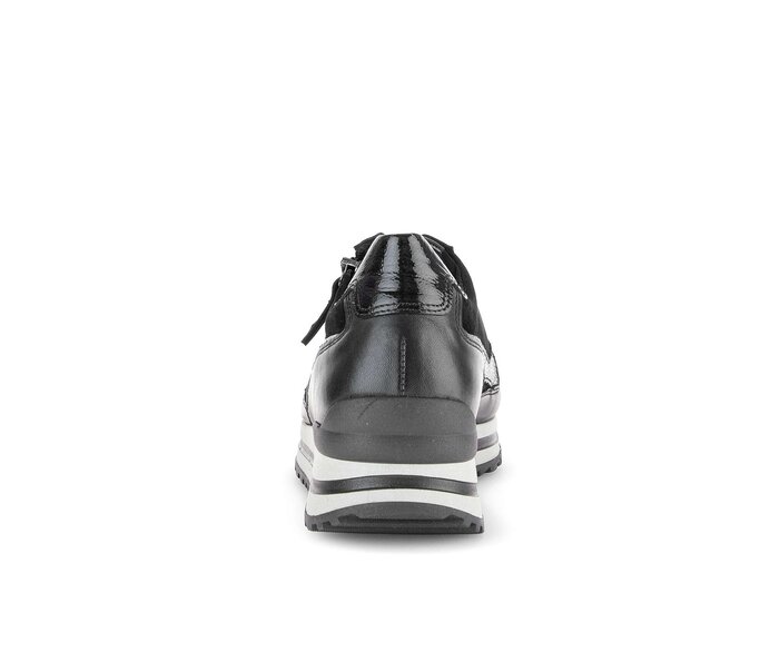 Gabor Sneaker Low Schwarz - Materialmix Leder