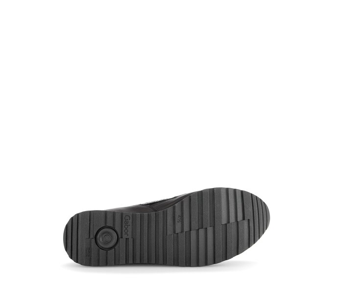 Gabor Sneaker Low Schwarz - Materialmix Leder