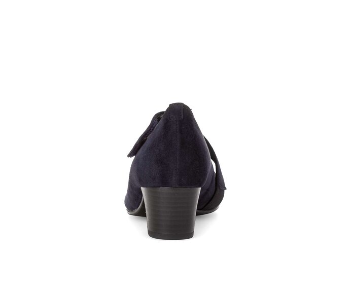 Gabor Spangenpumps Blau - Rauleder