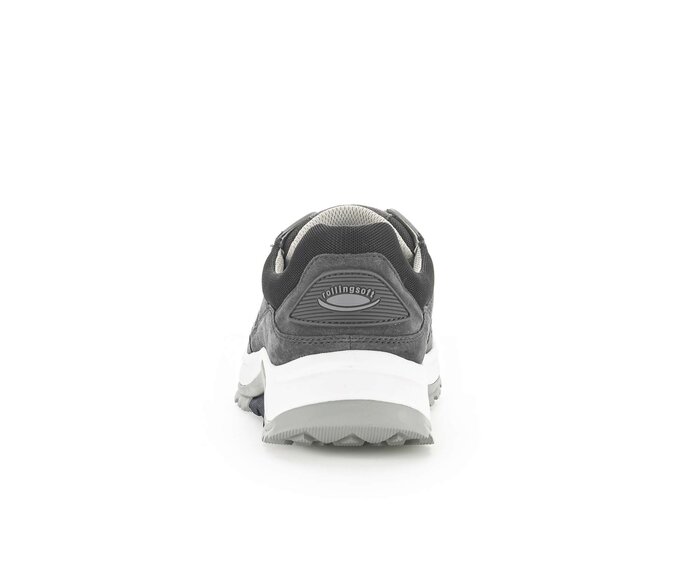 Gabor Rollingsoft Sneaker Low Grau - Materialmix Leder/Textil