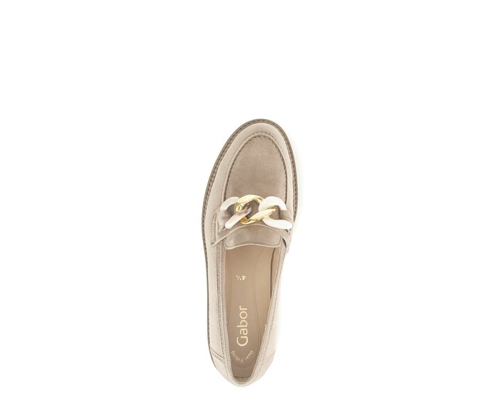 Gabor Loafer Beige - Rauleder