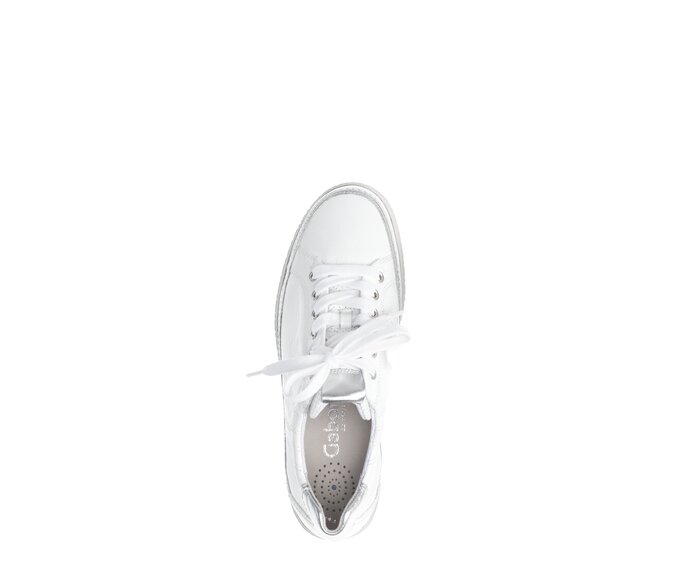 Gabor Sneaker Low Weiß - Materialmix Leder