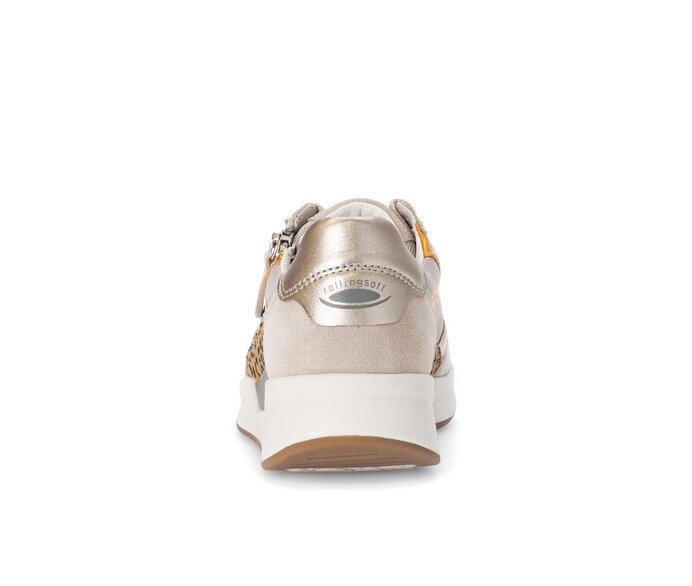 Gabor Sneaker Low Beige - Materialmix Leder/Lederimitat