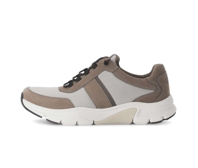 Gabor Rollingsoft Sneaker Low Braun - Materialmix Leder/Textil
