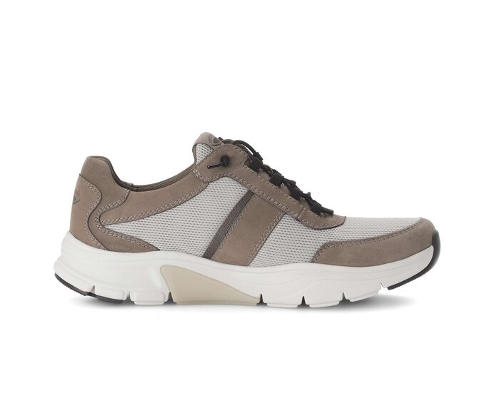 Gabor Rollingsoft Sneaker Low Braun - Materialmix Leder/Textil