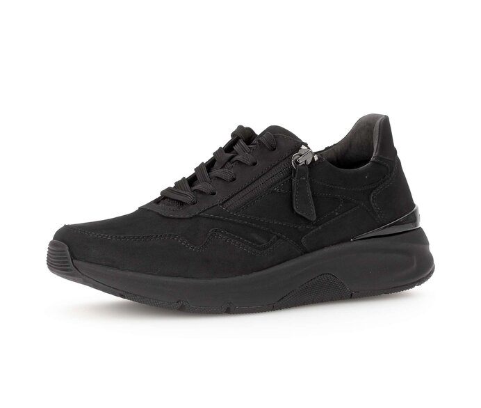Gabor Sneaker Low Schwarz - Rauleder